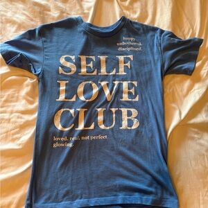 Grayson Threads Blue "Self Love Club" Short Sleeve Tee